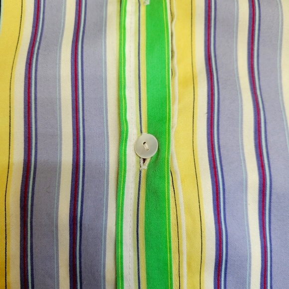 [EUC] Bright Stripe Blouse Size S - Picture 9 of 9